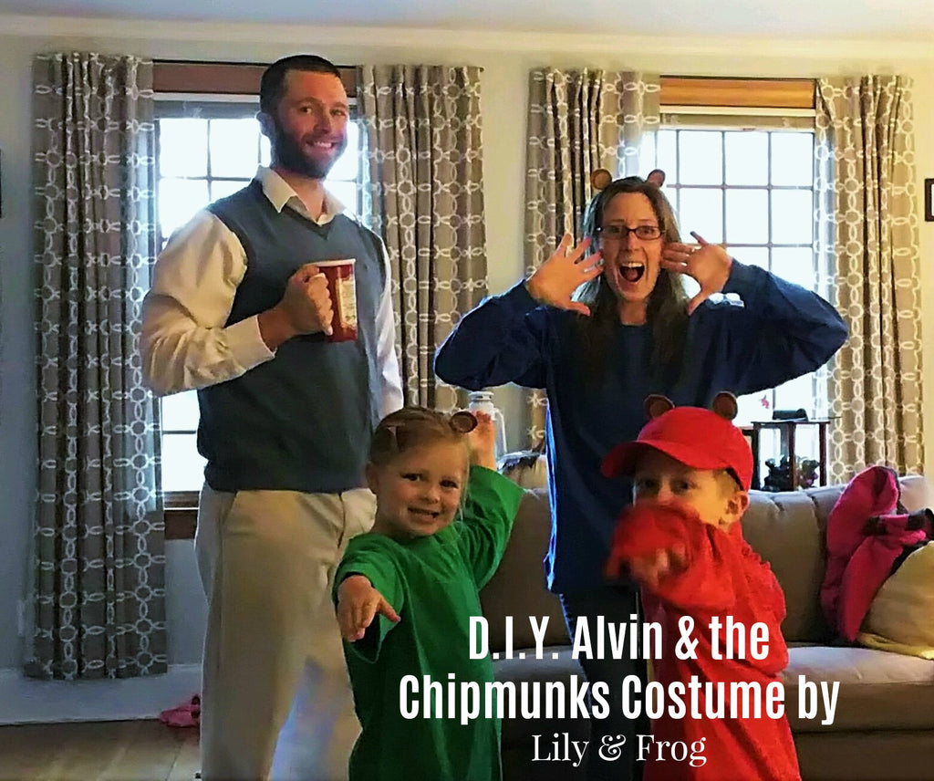 Alvin & the Chipmunks Costume: DIY Simon, Theodore & Dave Costume