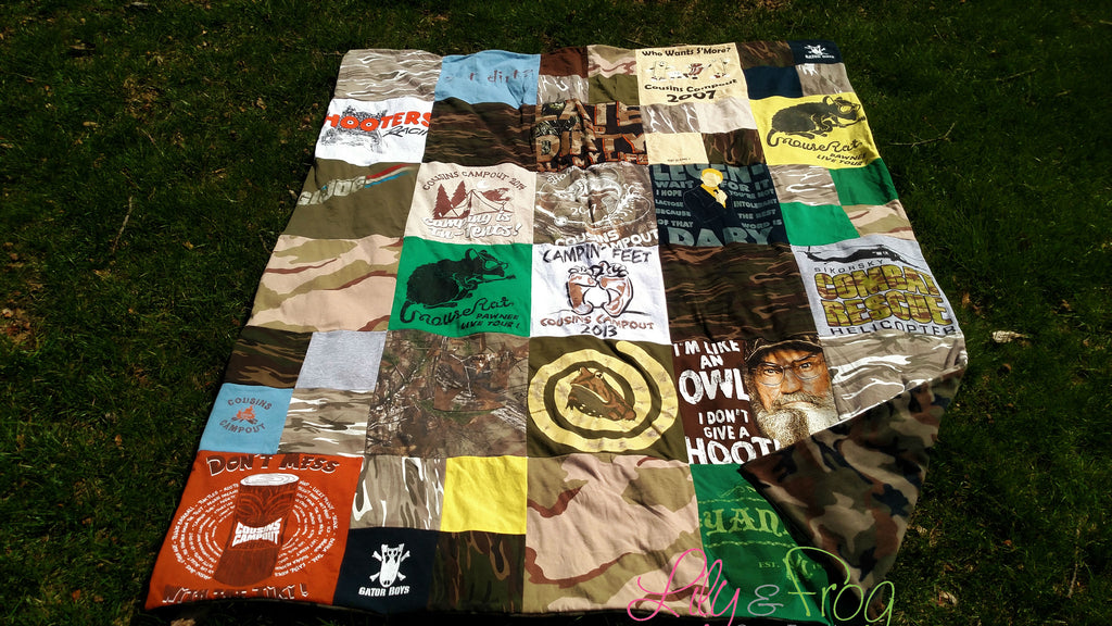 Keepsake Blanket: Family Camping