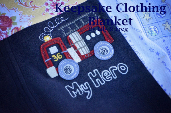 Keepsake Baby Clothing Blanket Size Large (Lap Size)