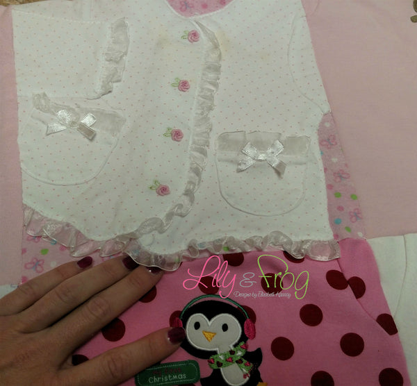 Keepsake Baby Clothing Blanket Size Medium (Small Lap Blanket)